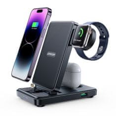 shumee Nabíjacia stanica 4v1 pre iPhone AirPods Apple Watch USB-A, skladacia, čierna