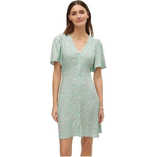 Vero Moda Dámske šaty VMALBA Regular Fit 10292845 Silt Green