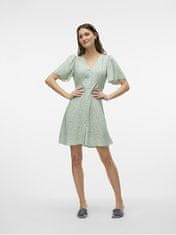 Vero Moda Dámske šaty VMALBA Regular Fit 10292845 Silt Green (Veľkosť L)