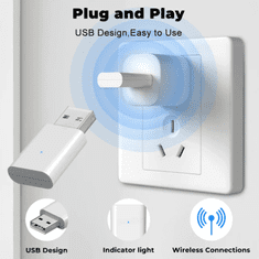 Secutek Zosilňovač signálu, USB, Zigbee pre inteligentnú domácnosť