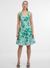 Orsay Zelené dámske vzorované šaty 34