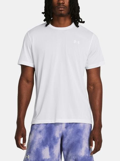 Under Armour Tričko UA LAUNCH SHORTSLEEVE-WHT