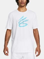 Under Armour Tričko Curry Champ Mindset Tee-WHT M