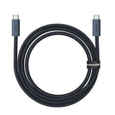 shumee Kábel USB-C - USB-C 240W PD 8K 60Hz 40Gb/s 1m čierny