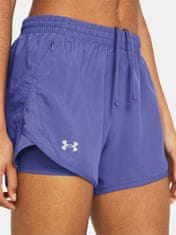 Under Armour Kraťasy UA Fly By 2-in-1 Shorts-PPL XS