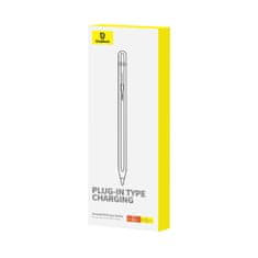 shumee Stylus stylus pre iPad s aktívnym vymeniteľným hrotom Hladké písanie 2 + USB-A kábel biely