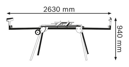 BOSCH Professional stôl na pílu GTA 3800 (0.601.B24.000)