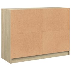 Petromila vidaXL Komoda dub sonoma 102x37x75,5 cm kompozitné drevo