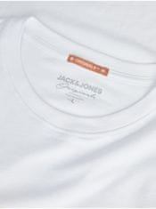 Jack&Jones Biele pánske tričko Jack & Jones Aruba S