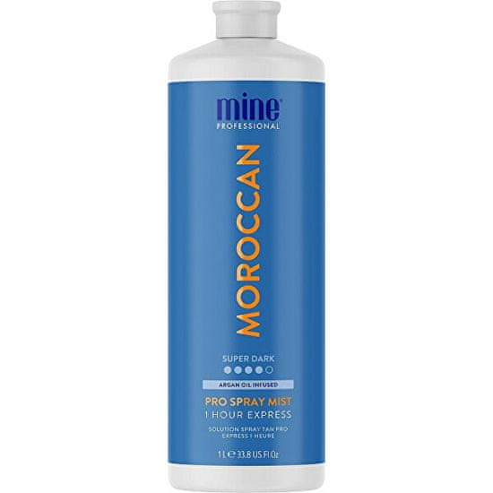 Minetan Samoopaľovacia nástreková tekutina Moroccan Pro Spray Mist 1000 ml