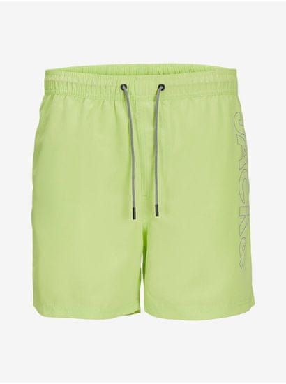 Jack&Jones Zelené pánske plavky Jack & Jones Fiji