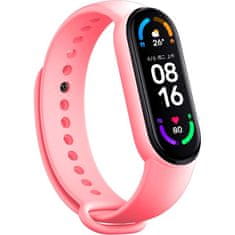 TopQ  Remienok pre Xiaomi Mi Band 5-6-7 ružový