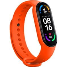 TopQ  Remienok pre Xiaomi Mi Band 5-6-7 oranžový