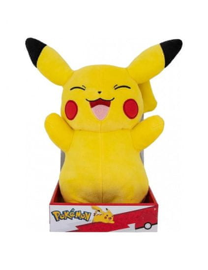 Jazwares Pokémon Pikachu šťastný 30 cm