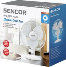 SENCOR stolní ventilátor SFE 3027WH-EUE3