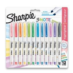 Sharpie Popisovač S-Note 12 farieb