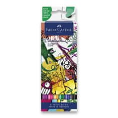 Faber-Castell Popisovač Goldfaber Aqua Dual Marker Graffiti sada, 6 farieb