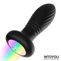 INTOYOU Intoyou Tainy Thrusting LED Plug, RGB análny konektor