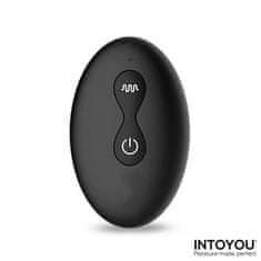 INTOYOU Intoyou Milton Dual Tapping Plug, pulzujúci análny kolík