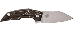 Fox Knives FX-531 TI BR PHOENIX vreckový nôž 8,5 cm, hnedá, titán, kožené puzdro