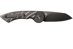 Fox Knives FX-550 TiB RADIUS vreckový nôž 7,5 cm, celočierna, titán 