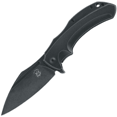 Fox Knives FX-533 TI Shadow Titanium vreckový nôž 10 cm, PVD Stonewash, čierna, titán 