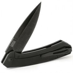 Ganzo Adimanti Skimen-SH vreckový nôž 8,5 cm, celočierna, G10, oceľ, rozbíjač skiel