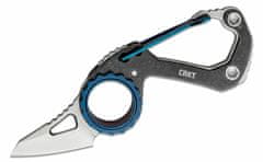 CRKT CR-9083 Compano Carabiner Sheepsfoot vreckový nôž/karabína 3,7 cm, oceľ, Black Stonewash