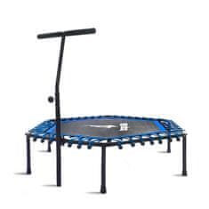 Aga FITNESS Trampolína 130 cm Modrá + držadlo