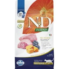 N&D PUMPKIN Cat GF Lamb & Blueberry Neutered Adult 300 g