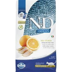 N&D OCEAN Cat GF Herring & Orange Neutered Adult 300 g