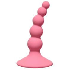 Lola Games Lola Games Ribbed Plug Pink análne guličky