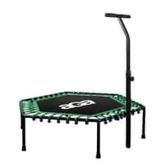 Aga FITNESS Trampolína 130 cm Zelená + držadlo