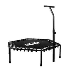 Aga FITNESS Trampolína 130 cm Čierna + držadlo