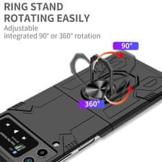 FORCELL Obal / kryt na Samsung Galaxy Z Flip 3 5G čierny - Forcell MECHA