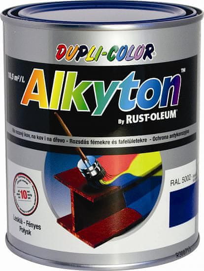 DUPLI COLOR ALKYTON - Antikorózna farba na hrdzu 2v1 (RAL 8017 - tmavá hnedá, 5 L)