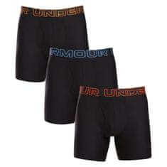 Under Armour 3PACK pánske boxerky čierne (1383878 002) - veľkosť M