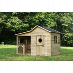 4iQ Detský drevený záhradný domček