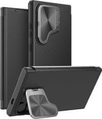 Noname Nillkin Qin Book Prop Pouzdro pro Samsung Galaxy S24 Ultra Black