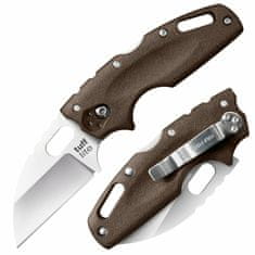 Cold Steel 20LTF Tuff Lite Plain Dark Earth vreckový nôž 6,4 cm, hnedá, Griv-Ex termoplast