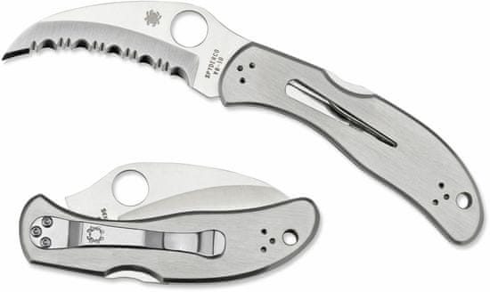 Spyderco C08S Harpy vreckový nôž 7 cm, celooceľový, spona