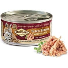 Carnilove Cat WMM konz. Adult Turkey & Reindeer 100 g