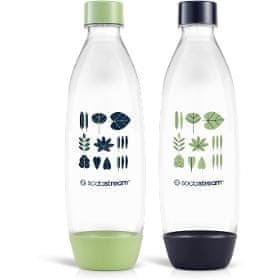 SodaStream Fľaša FUSE 2x1l Green/Blue do umývačky SODA