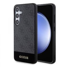 Guess Zadný kryt 4G Stripe pre Samsung Galaxy S24 Grey