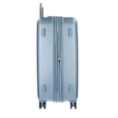 Jada Toys MOVOM Wood Steel Blue, Škrupinový cestovný kufor, 65x45x28cm, 68L, 5319263 (medium exp.)
