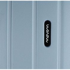 Jada Toys MOVOM Wood Steel Blue, Škrupinový cestovný kufor, 75x52x32cm, 109L, 5319363 (large exp.)