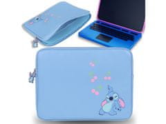 Disney Ta rozkošná modrá taška na notebook/tablet zo Stitchem od Disneya 15,5 palca, obal, puzdro 34,5x2x25,5cm 