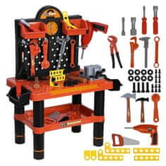 Kruzzel Sada detský stolík s náradím BRICOLAGE TOOL TABLE 57008