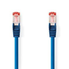 Nedis Sieťový kábel CAT6 | RJ45 Samec | RJ45 Samec | S/FTP | 0,25 m | Okrúhle | LSZH | Modrá | Označenie 