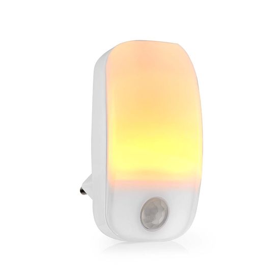 Nedis Zásuvné LED nočné svetlo | Pohybový senzor | 0,55 W | 11 lm | Teplá biela